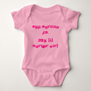 Sicc Surfing Company Baby Girl Surf Or Milk Baby Baby Bodysuit