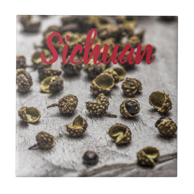 Sichuan Pepper Chinese Cuisine Ceramic Tile (Front)