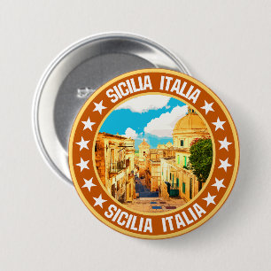 Sicilia 7.5 cm round badge