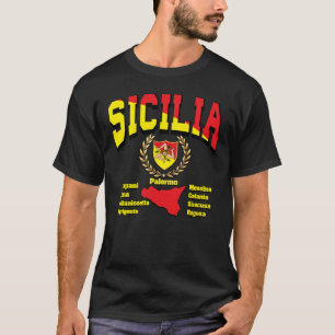 Sicilia 9 provinces T-Shirt