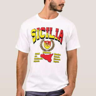 Sicilia 9 provinces  T-Shirt