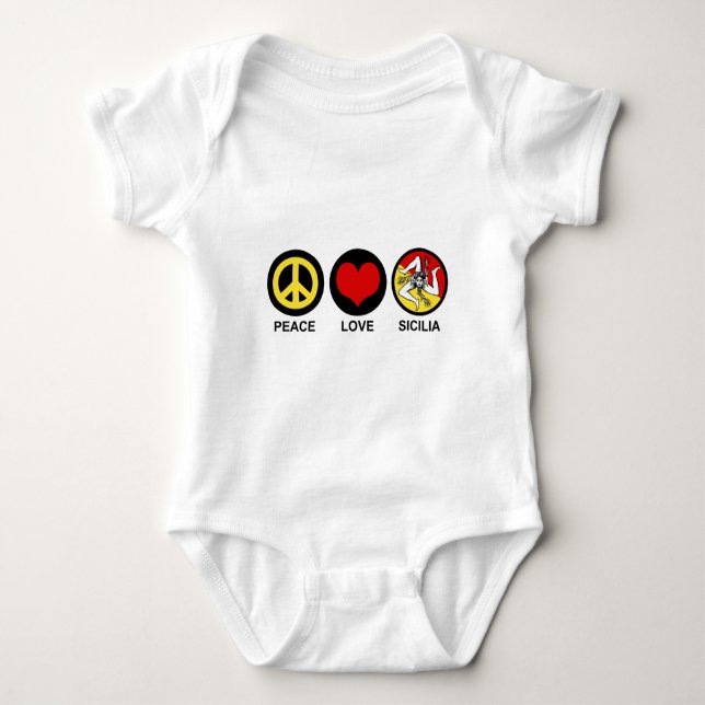 Sicilia Baby Bodysuit (Front)