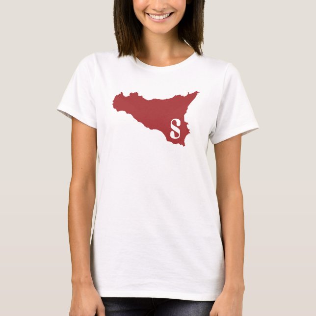 Sicilia darkred W T-Shirt (Front)