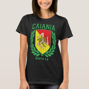 Sicilia Flag and Shield Trinacria Catania T-Shirt