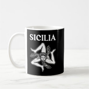 Sicilia Flag Sicily Palermo Italy Coffee Mug