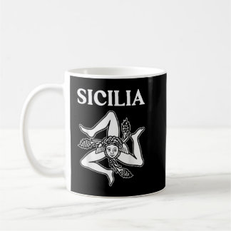 Sicilia Flag Sicily Palermo Italy Coffee Mug