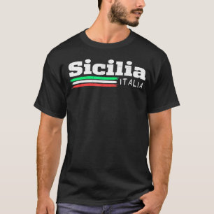 Sicilia Italia Sicily Italian Flag Italy Souvenir  T-Shirt
