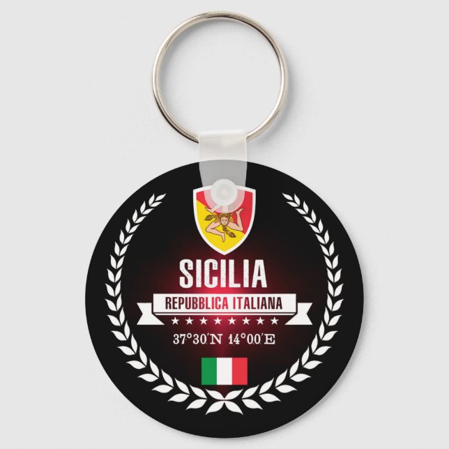 Sicilia Key Ring (Front)