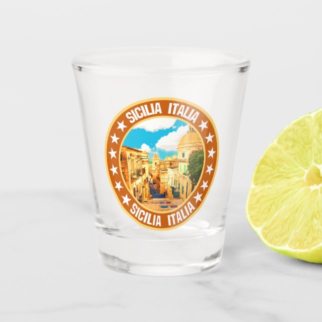 Sicilia                                            shot glass (Front)