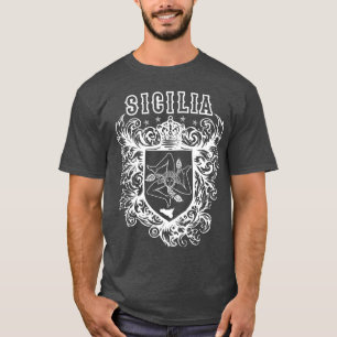 Sicilia Sicily Trinacria Design  T-Shirt