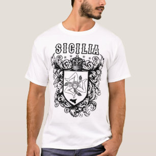 Sicilia Sicily Trinacria Design T-Shirt