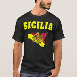 Sicilia Sicily Trinacria Design T-Shirt