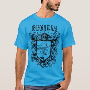 Sicilia Sicily Trinacria Design T-Shirt