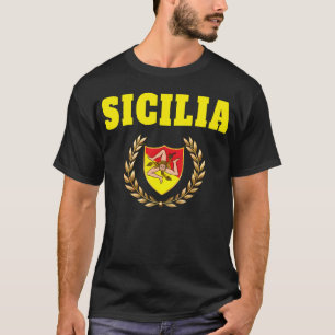 Sicilia Sicily Trinacria Design T-Shirt