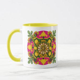 Sicilia Trinacria Sicilian design Mug