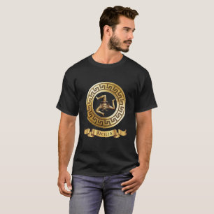 Sicilia (Trinacria Symbol) Golden T-Shirt