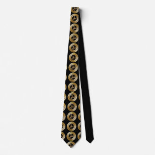 Sicilia (Trinacria Symbol) Premium Golden Neck Tie