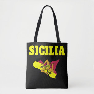 Sicilia Trinacria Tote Bag