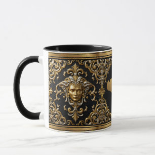 Sicilian Baroque Pattern Design Mug