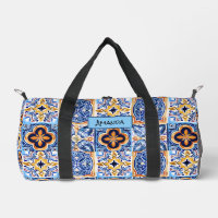 Sicilian Blue white Mediterranean ceramic tiles