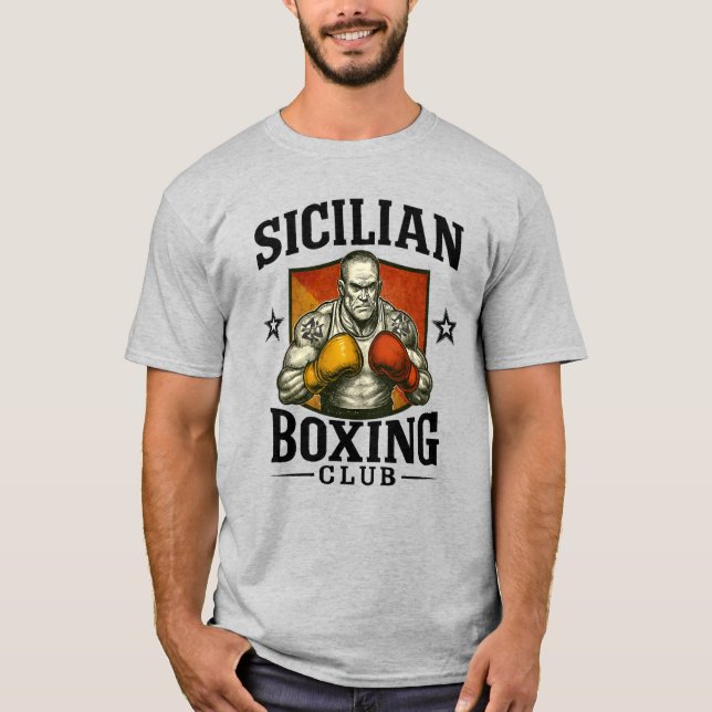 Sicilian Boxing  T-Shirt (Front)