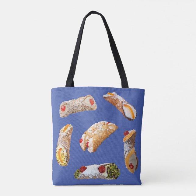 'Sicilian Cannolis' Tote Bag (Back)