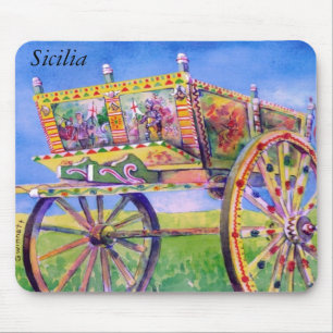 Sicilian Carretto Mouse Pad