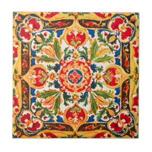 Sicilian Ceramic Pattern Ceramic Tile