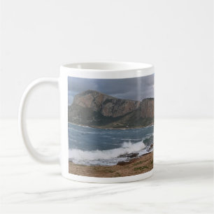 Sicilian coast. coffee mug