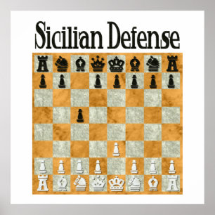 Sicilian Defence Poster