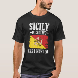 Sicilian Flag Sicily   T-Shirt