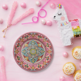 Sicilian Green: Melamine Paper Plate