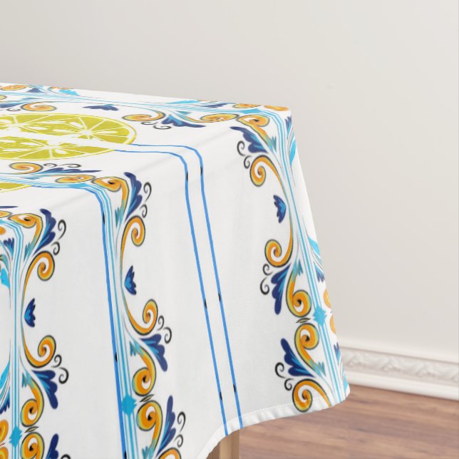 Sicilian,Italian style,majolica pattern      Tablecloth (In Situ)