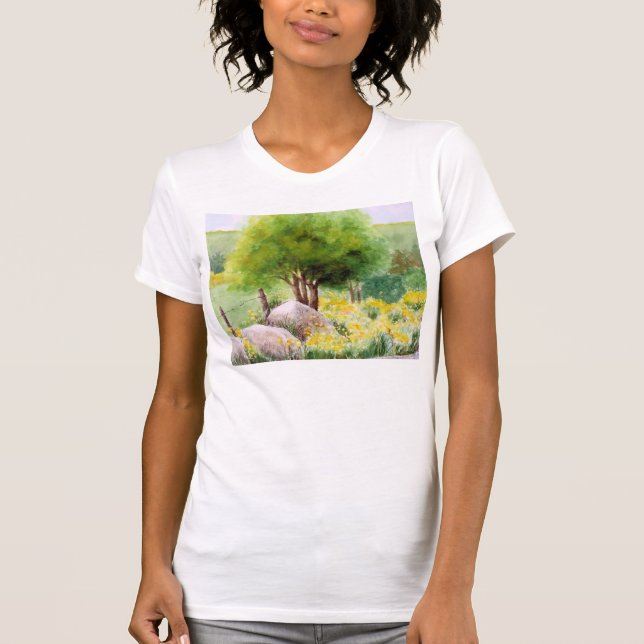 Sicilian Landscape Tee Shirt (Front)
