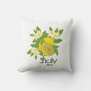 Sicilian Lemon Tree – Fresh Italy Inspired Design Cushion