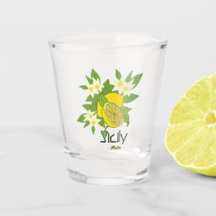 Sicilian lemons shot glass
