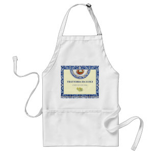 Sicilian Majolica Tile Adult Apron Arancini