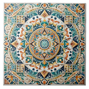 Sicilian pattern  ceramic tile