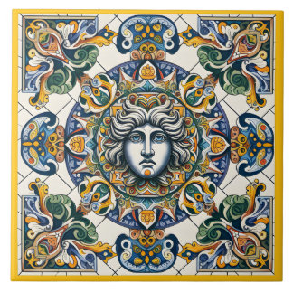 Sicilian pattern ceramic tile