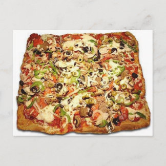 SICILIAN PIZZA PIE POSTCARD