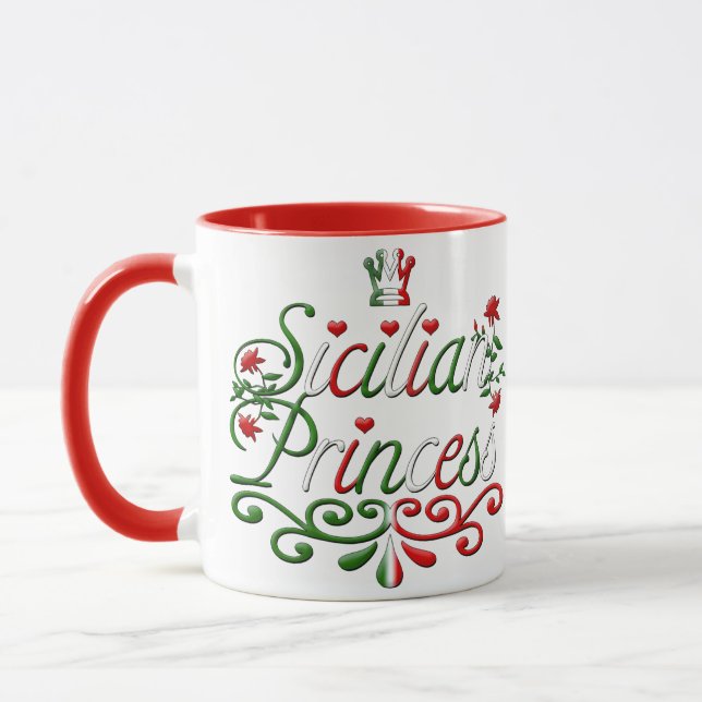 Sicilian Princess Mug (Left)