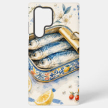 Sicilian Sardine Watercolor Art