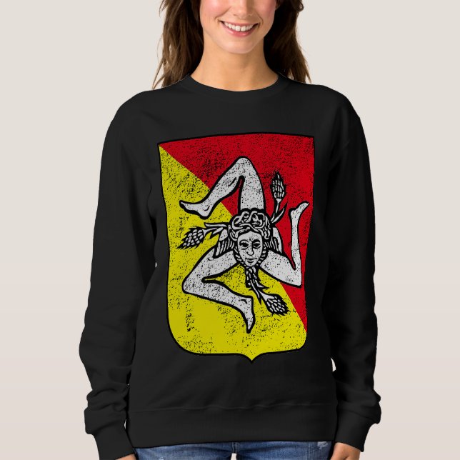 Sicilian Souvenir Italy 2022 Men Women Kids Sweatshirt (Front)