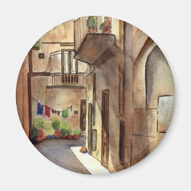 Sicilian Street Magnet (Front)