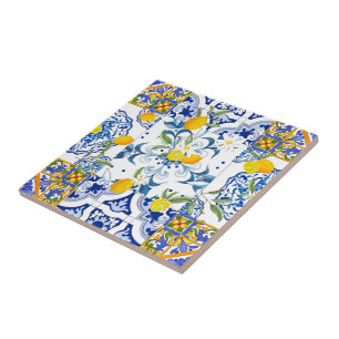 Sicilian style,summer art Ceramic Tile