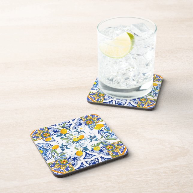 Sicilian style,summer art   coaster (Right Side)