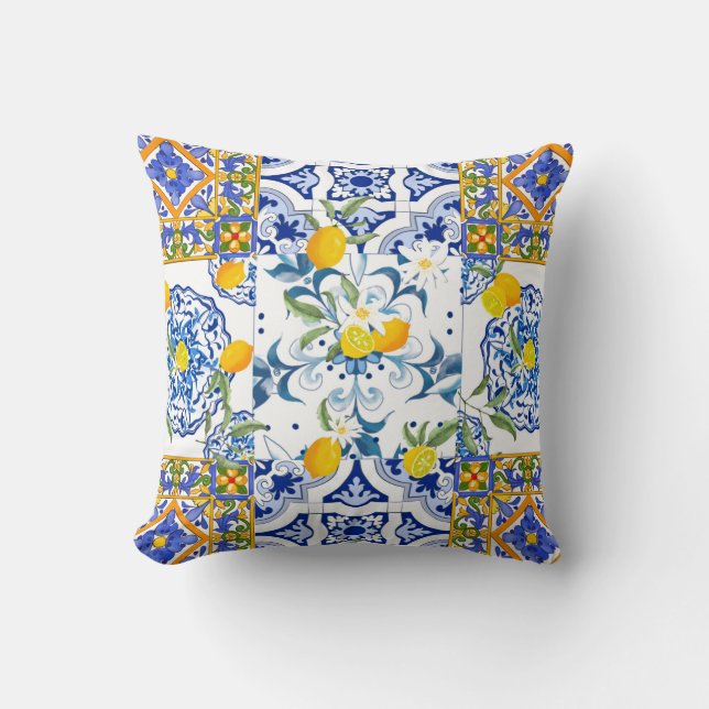  Sicilian style,summer art Cushion (Front)