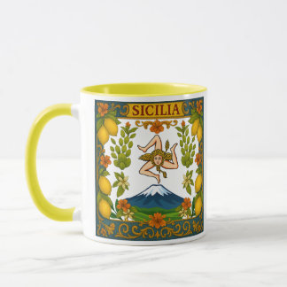Sicilian Trinacria Design  Mug