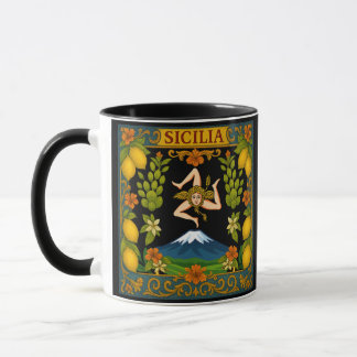 Sicilian Trinacria Design Mug