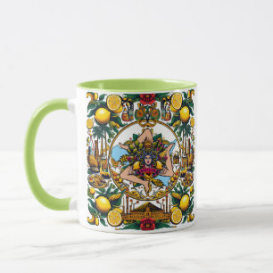 Sicilian Trinacria Design  Mug
